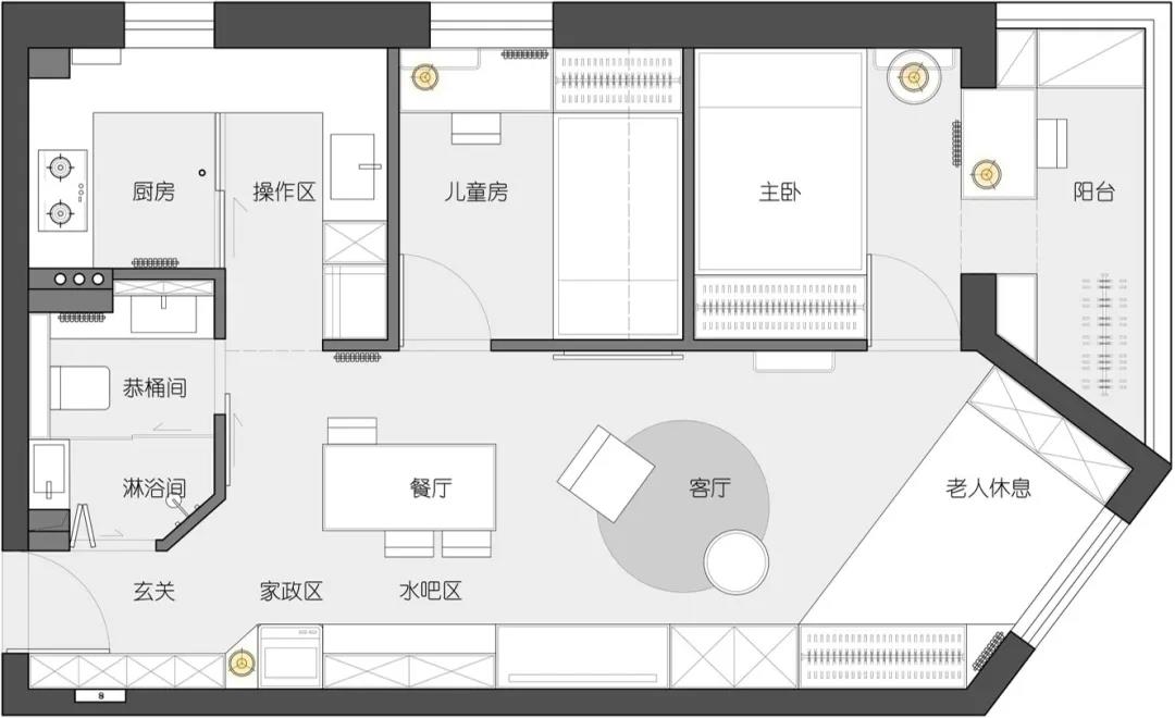 三口之家60㎡也能越住越大？还不快来学学立体收纳