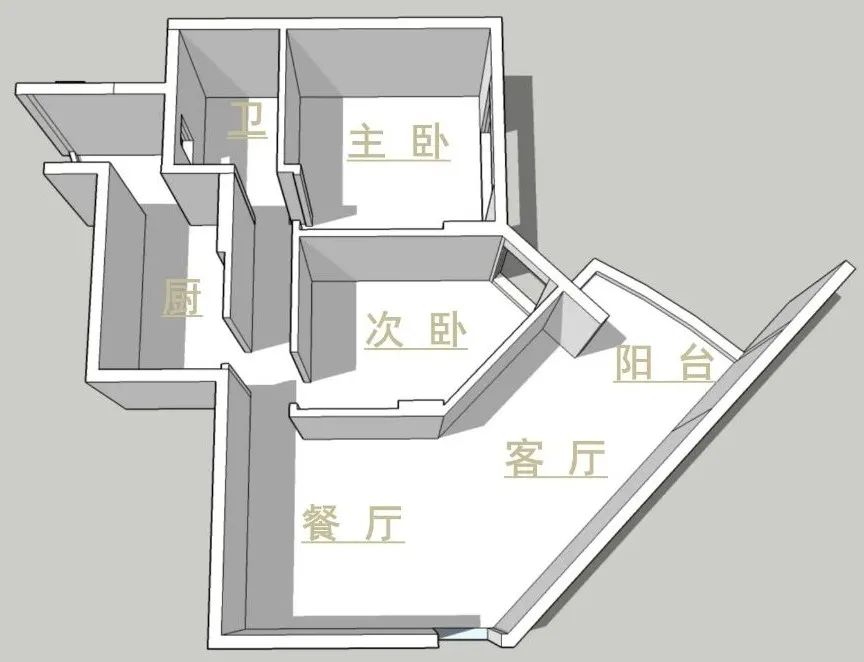 85㎡“渣户型”变“有型”，玻璃书房、和风卧室一样不少