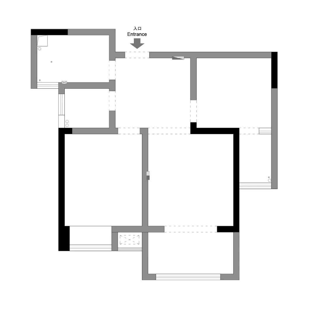 一居室小家越住越大，厨房有声，书房有香，卧室有话 