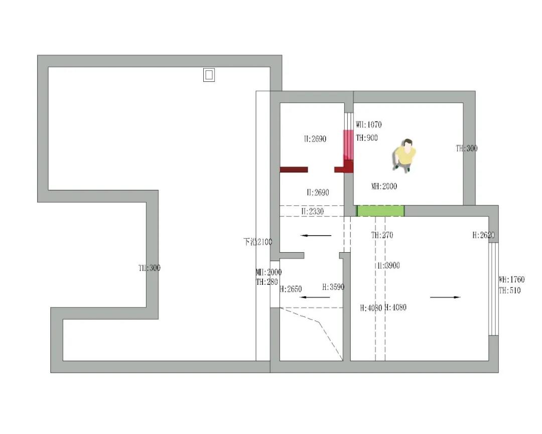 「mini别墅」卡座餐厅+榻榻米阳台，老破小凭实力翻身~	