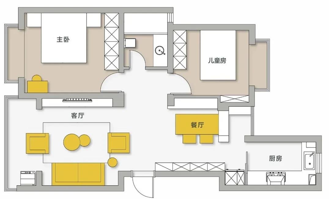 85㎡冬日暖宅，宝妈坚持柜子越多越好，太明智了！	