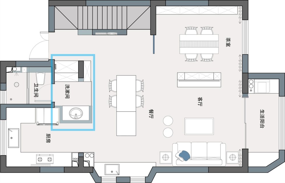 年度最走心的120㎡Loft，两室变三室，舒服比漂亮更重要~