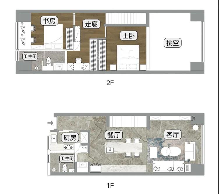 设计师说 | 90后婚房设计，136㎡复式靠这3点，逆袭成梦中豪宅！